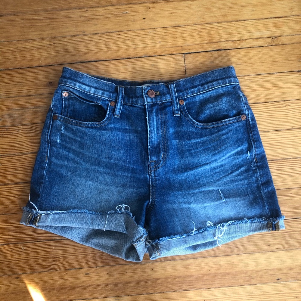 Madewell High Rise Denim Shorts 25